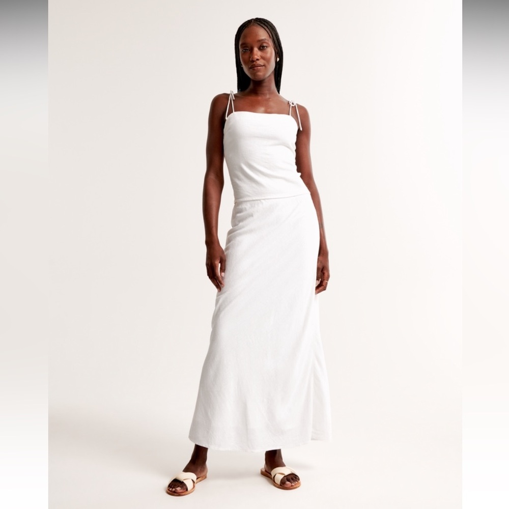 Abercrombie linen maxi skirt
